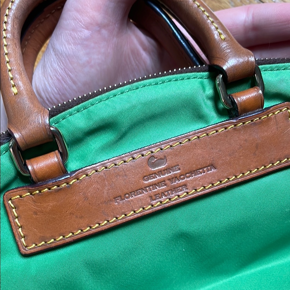 Dooney & Bourke Vibrant Green Satchel - Picture 3 of 10